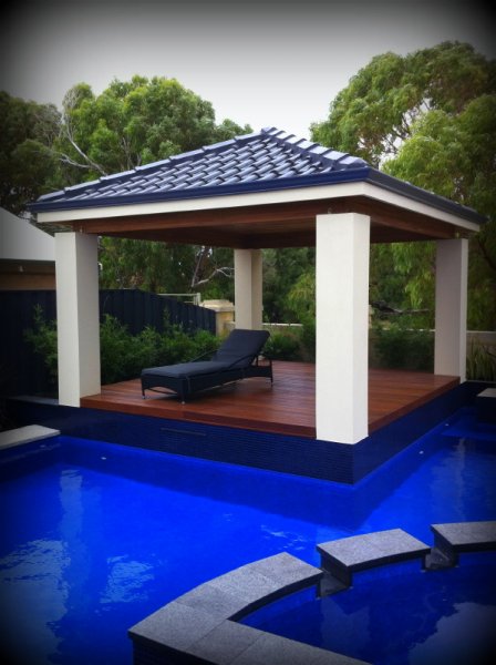 Small Pool Cabanas Design Ideas