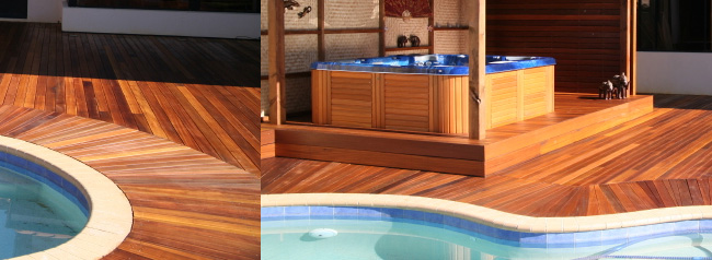 curved-timber-deck-2 Professional tradespeople can turn your more difficult decking designs into works of art