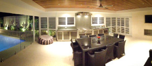 Alfresco and Poolside Skillion Cabana